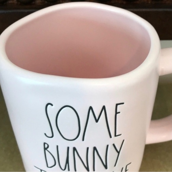 NWT Rae Dunn Pink 'Some Bunny to Love' Mug - Picture 2 of 4